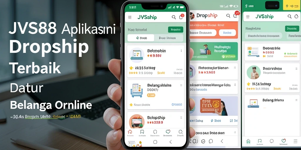 Antarmuka pengguna JVS88 untuk belanja online yang mudah dipahami.