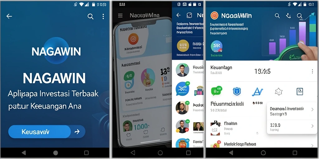 Screenshot antarmuka pengguna NAGAWIN menampilkan fitur investasi yang menarik.